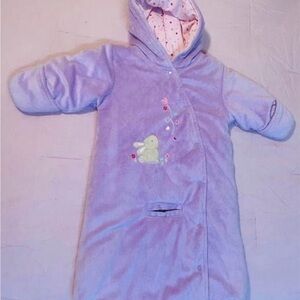 Child of Mine Lavender Baby 3-6 mos Snow Suit/Bunting